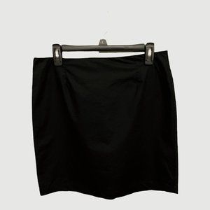 Vintage Black Stretch Pencil Mini Skirt